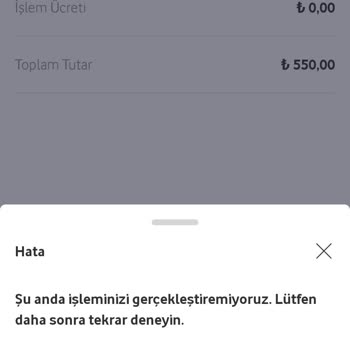 Vodafone Pay Bakiye Gülmeye Hatası