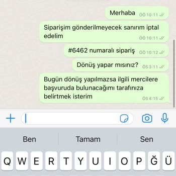 Mondy Shop Siparişler Kargolanmıyor Ve Muhatap Bulunamıyor