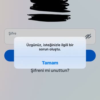 Instagram Giriş Hatası