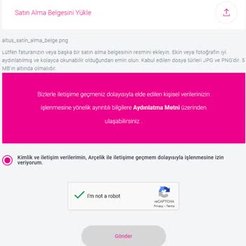 Altus Teknik Servis Formu