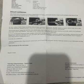 Media Markt Ürünümü İade Etmiyor