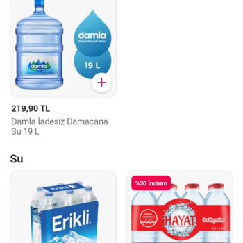 Yemeksepeti Market Damacana İadesiz Sipariş Zorunluluğu