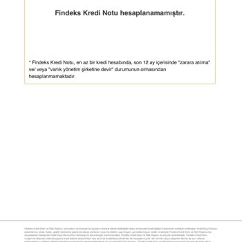 Findeks Kredi Notum Hesaplanamıyor