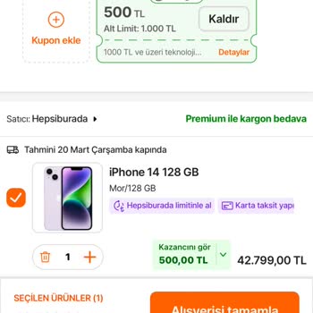 Hepsiburada Satış Onayı Ve Kupon Sorunu