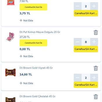 Carrefour SA 2 Al 1 Öde Sorunu