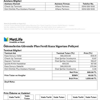Denizbank Kredi Kartımdan İzinsiz Sigorta Poliçesi Kesintisi Ve İptal Talebi