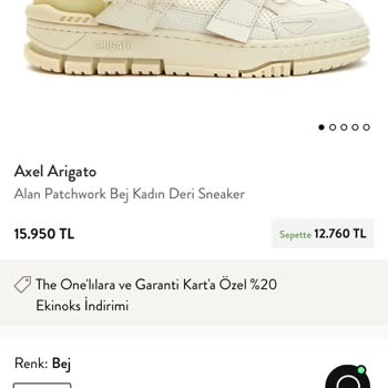 Beymen Axel Arigato İndirim Adı Altında Hatalı Ürün Satışı