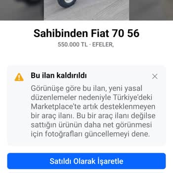 Facebook Market Place E İlan Veremiyorum