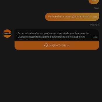 Trendyol Fatura Konusunda Mağdur Ediyor