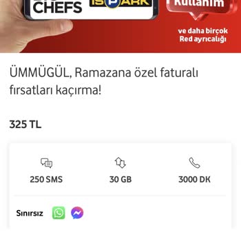 Vodafone Bana Özel Tarifeye Zam