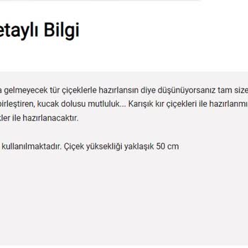 Çiçek Market Şikayet-Ürün Fotoğrafı İle Teslim Edilen Ürün Farklı