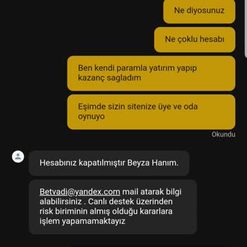 Betvadi Kazancımı Alamadım!