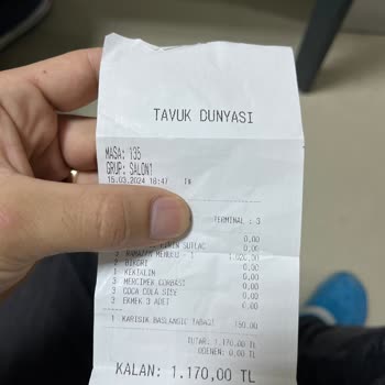Tavuk Dünyası Nev Çarşı İftar Mağduriyeti