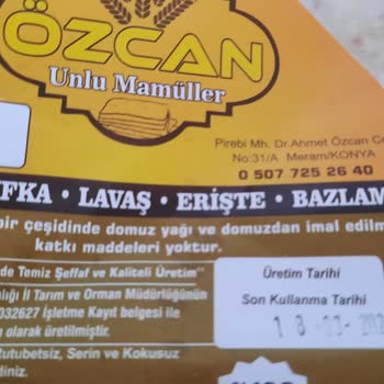 Doğan Yatağanlı Unlu Mamulleri Lavaş 24 Saat Dolmadan Balkonda Küflenmiş