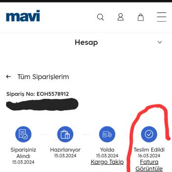 Mavi Online Sitesinde Güncel Olmayan Bilgiler