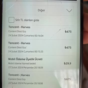 PUBG (Pubgmobile.com) Tencent Harves Adına Para Kesilmiş