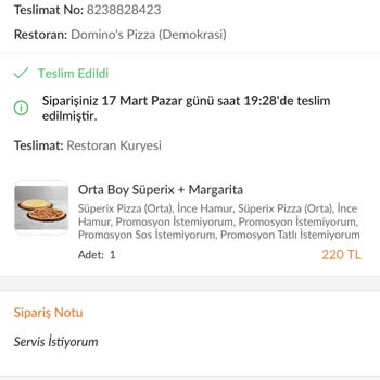 Domino's Demokrasi Şube Eksikliği