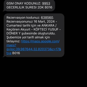 Köfteci Yusuf'dan İftar Randevusu Alındığı Halde Yer Yok!