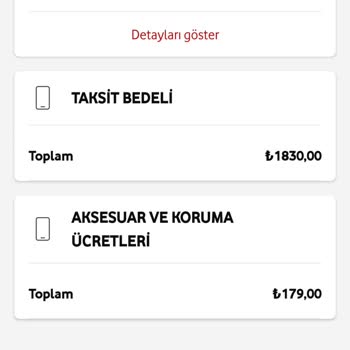 Vodafone Online Mağaza İzinsiz Kasko