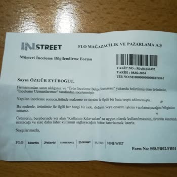 In Street Nike Değişim Yapmıyor Mağdur Oldum