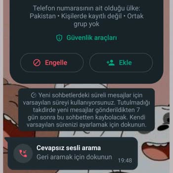 WhatsApp Yabancı Numaralar WhatsApp Üzerinden Rahatsız Ediyorlar