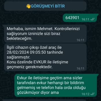 Kayseri Evkur Bayisi 30 İş Günü Geçti Hala Telefonumu Teslim Etmedi.