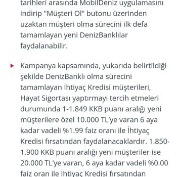 Denizbank Faizsiz Kredi Aldatmacası