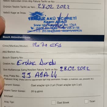 Bosch Automotiv Kalitesiz Akü Sorunu Ve Servis Hüsranı