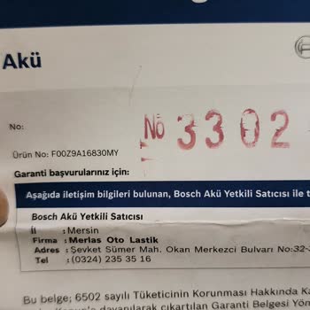 Bosch Automotiv Kalitesiz Akü Sorunu Ve Servis Hüsranı