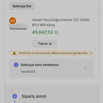 Hepsiburada İptal Edilip Fiyatı Yükseltilen Sipariş