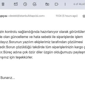 İstanbul Kitapçısı Açıklanamayan Bir Bekletme Var. Kitapları Göndermiyorlar.