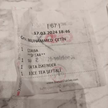 Bursa İshakbey İskender Bursa İshakbey Müşteri Mağduriyet