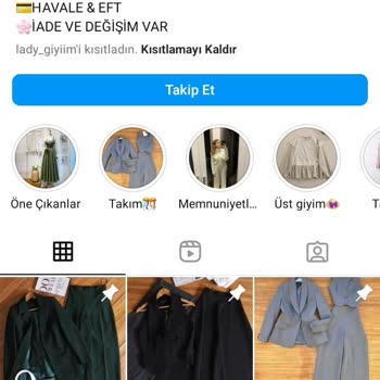 Lady_giyiim (Instagram) Instagram Alışverişinde Mağduriyetim