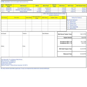 IKEA Eksik Ürün Gönderimi Ödenmeyen İade