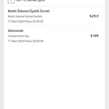 Vodafone Allinmobi Üyelik İptali