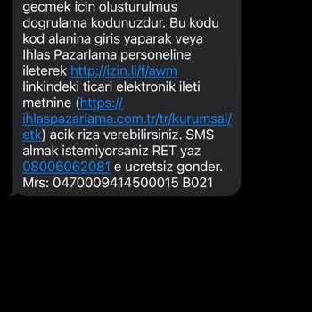 İhlas Ev Aletleri Adıma Açılan Kayıt İhlas Şirket