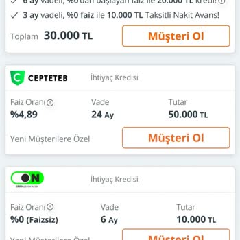 On Digital Bankacılık 0 Faiz Reklamının Gerçek Olmaması