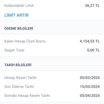 İş Bankası Asgari Tutar Gözükmüyor