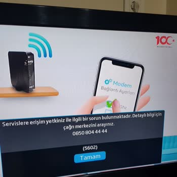 Kablo TV İ-Kutu Seç/İzle Bölümüne Girilmiyor, Hata Kodu: "5602".