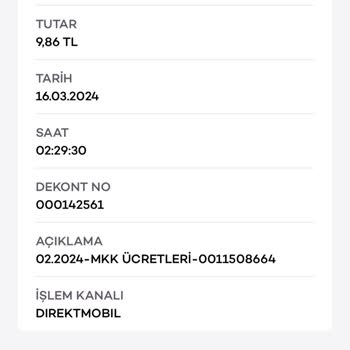 Akbank MKK Ücreti Altında Hesabımdan Para Çekmiş