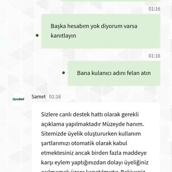 Tipobet 81k Çekimimi Göndermedi Nedensizce Hesabımı Kapattılar