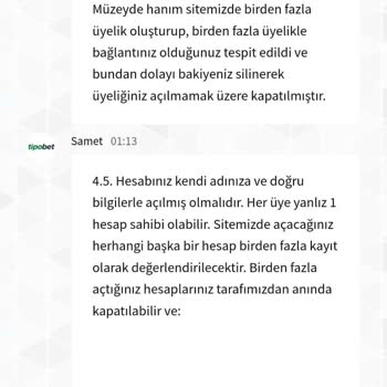 Tipobet 81k Çekimimi Göndermedi Nedensizce Hesabımı Kapattılar