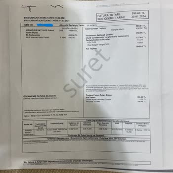 Vodafone Haksız Faturalandırma İşlemi Yapıyor.