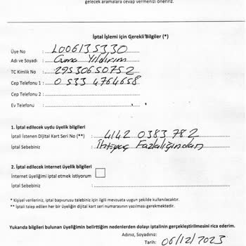 Digiturk İptal İşlemlerimi Kabul Etmiyor.