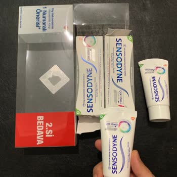 Sensodyne Büyük Boy Promosyon Gibi Gösterip Paketten Minicik Çıkıyor