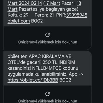 Obilet Asılsız Bilet Satışı