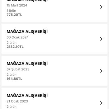 Sephora Puanları Eksik Veriyor