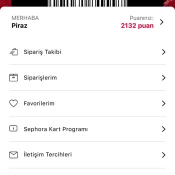 Sephora Puanları Eksik Veriyor