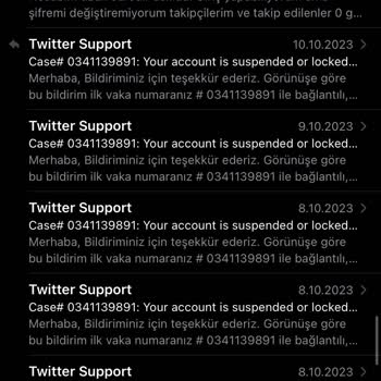 Twitter X Hesabım Aylardır Askıda