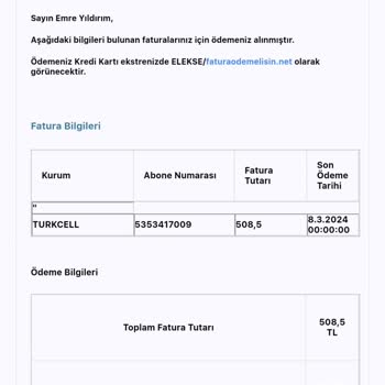 FaturaOdemelisin.net Faturamı Ödedim Ancak Hattım Açılmadı